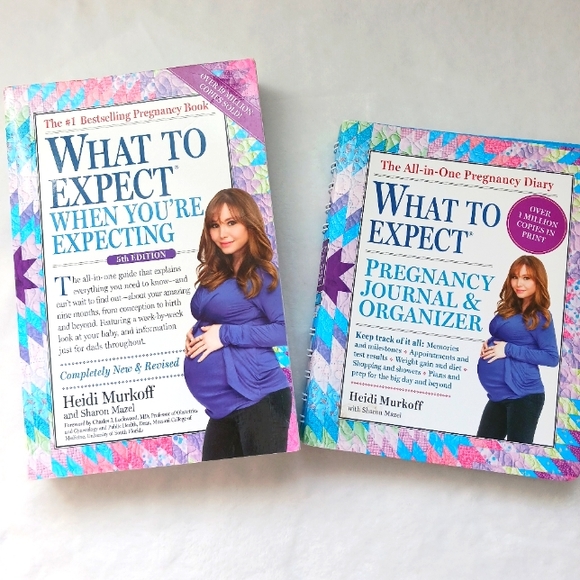 "What To Expect When You're Expecting" Pregnancy Book & Journal Organizer, Set - Picture 9 of 16